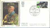 France Scouts General Baden-Powell 75 Anniversary FDC 1982. - Scoutisme