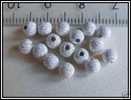 2 Perles En Argent Massif Env. 4mm - Perle