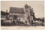 CARTE POSTALE Précurseur Aubevoye Près Gaillon L'église 1911 - Aubevoye