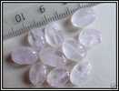 5 Perles Ovales Irrég. En Quartz Rose +/- 10x7x5mm - Perlas