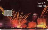 # UAE 55 Firework 30 Sc7 01.98  Tres Bon Etat - Emirats Arabes Unis