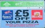 # UK_BT BTA133 Perfect Pizza 50 Landis&gyr   Tres Bon Etat - BT Advertising Issues