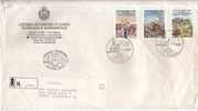 1989 - FDC San Marino - Centenario Rivoluzione Francese - Raccomandata - Cartas & Documentos