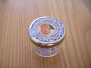 Pot De Confiture Miniature En Verre "abricot" 4x4cm (vide) - Autres & Non Classés