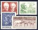 ##Sweden 1977. 4 Diff.. Michel 992-93, 1010-11. MNH(**) - Unused Stamps