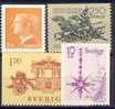 #Sweden 1978. 4 Diff.. Michel 1012+33+37+44. MNH(**) - Ungebraucht