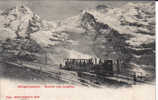 Switzerland, Wengernalpbahn. Moench Und Jungfrau. Old Postcard. - Enge