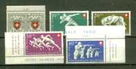 SUISSE N° 497 à 501 ** - Unused Stamps