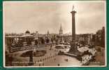 TRAFALGAR SQUARE - Real Photo 1930 POSTCARD Sent From HIGHBURY To ROMA - Trafalgar Square