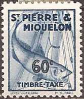 SAINT-PIERRE & MIQUELON..1938..Michel # 38...MH...Portomarken. - Ongebruikt