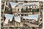 Locmine (56) :4 Vues Dont Rue Du Pont En 1961 (animée). - Locmine