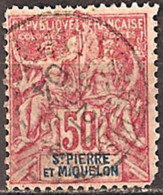 SAINT-PIERRE & MIQUELON..1892..Michel # 56...used...MiCV - 35 Euro. - Ongebruikt