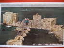 571 Liban Saida Le Chateau De La Mer Photo Sport Bad Edriss Voyagé Timbrée Avion - Liban