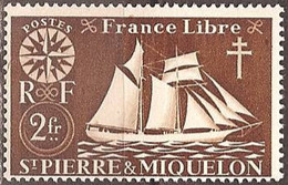 SAINT-PIERRE & MIQUELON..1942..Michel # 307...MLH. - Nuovi