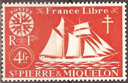 SAINT-PIERRE & MIQUELON..1942..Michel # 309...MLH. - Unused Stamps