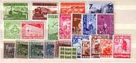 Bulgaria / Bulgarie  1939 Annee Coml.. Yvert- 329/344+Expres 16/20  , Michel-354/374  21v.- MNH - Ongebruikt