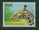 K0199 Girafe 1111 Guinee 1997 Neuf ** - Giraffen