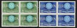 1960 TURKEY EUROPA CEPT BLOCK OF 4 MNH ** - 1960