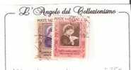 31463)15£+35£ Vaticane - Santa Maria Goretti - Usati - Errors & Oddities