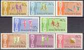 ALBANIA 1966, FOOTBALL, SOCCER, WORLD CUP In ENGLAND, GOLDEN CUP, COMPLETE, MNH SERIES In GOOD QUALITY, *** - 1966 – Angleterre