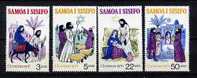 Samoa ** N° 380 à 383 - Noël. Scènes De La Nativité - Samoa (Staat)