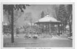 01  -- OYONNAX -- Le Parc Sous La Neige -- Bistre -- Kiosque - Oyonnax