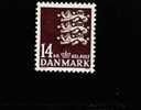 DENMARK/DANMARK - 1982  DEFINITIVE  14 Kr.  BROWN  MINT NH - Neufs