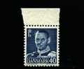 DENMARK/DANMARK - 1948-53  DEFINITIVE  40 ö   BLUE  MINT NH - Unused Stamps