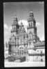 OLD REAL PHOTO POSTCARD SANTIAGO DE COMPOSTELA CATEDRAL ESPAÑA SPAIN STAMPED - Santiago De Compostela