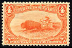 US #287 XF Mint Hinged 4c Trans-Mississippi From 1898 - Unused Stamps