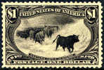 US #292 SUPERB Mint Never Hinged $1 Trans-Mississippi From 1898 - Nuevos