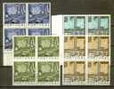 PORTUGAL N° 1076 à 1079 ** Blocs De 4 - Unused Stamps