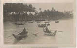 Rppc MALAYSIA Beach Scene MULTIPLE DECORATED Row Boats ROWERS C-ukn - Malasia