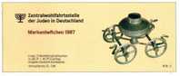 Allemagne - Fédérale - Carnet Privé Org. Juives 1987 - N° 1174 X5 Neufs** (MNH) - Archéologie - Bijou - Art - Otros & Sin Clasificación