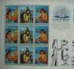 MARSHALL ISLANDS 1989 MI 209-11 CONNECTION TO ALASKA COMPLEET SHEET VERY FINE MNH ** - Marshall