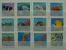 MARSHALL ISLANDS 1988 MI 150-161 FISH VIS POISSON FISCH VERY FINE MNH ** - Marshall Islands