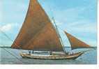 Dép 973 - Bateaux - Voiliers - Dom - Guyane -  RF9481 - Cayenne - Tapouille Brésilienne Dans Le Port -  Bon état - Cayenne
