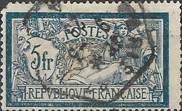 FRANCE 1900 Olivier Merson - 5f. - Blue And Buff  FU - 1900-27 Merson