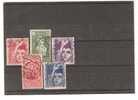 30972)serie Francobolli 1937 Colonie Estive 5 Valori Usati - Africa Oriental