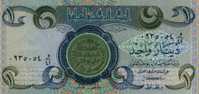 IRAQ / ONE DINAR / UNC. / 2 SCANS . - Irak