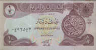 IRAQ / 1/2 DINAR / XF / 2 SCANS . - Irak