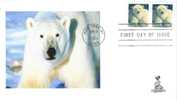 Polar Bear First Day Cover, #3 Of 4, From Toad Hall Covers - 2001-2010