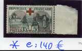 156 * Avec Charnière  Croix Rouge  Cote 140 E   Bon Centrage Et Bord De Feuille - Unused Stamps