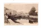 CPA  SAUJON  -  La Seudre Et Le Pont écluse A Ribérou  - Obl.1904 - Saujon