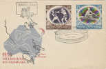 Poland-1956 Melbourne Olympic Games 20gr + 25gr Souvenir Cover - Estate 1956: Melbourne