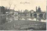 CONFLANS Animee Pont; Soldats Allemands De Pêcher Dans La Rivière Grande Guerre 14/18 Circulee Tres Bien Etat - Jarny