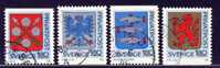 Schweden / Sweden 1985 : Mi.nr 1330-1333 * - Freimarken / Definitives - Used Stamps