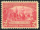 US #329 Mint Lightly Hinged 2c Jamestown Expo From 1907 - Nuevos