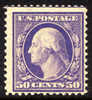 US #341 Mint Hinged 50c Washington From 1909 - Nuovi