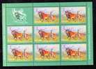 Romania,Protected Fauna 2009 Red Deer  M/s MNH + Labels. - Game